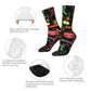 Novelty Christmas-S-Green-S-Grinching Socks Men's Women's Fashion Socks Spring Summer Autumn Winter Middle Tube Socks Gift