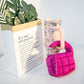Mini Quilted Makeup Bag Cosmetic Bag, Travel Toiletry Bag for Women, Cute Makeup Bag Organizer Baby Puffer Makeup Pouch