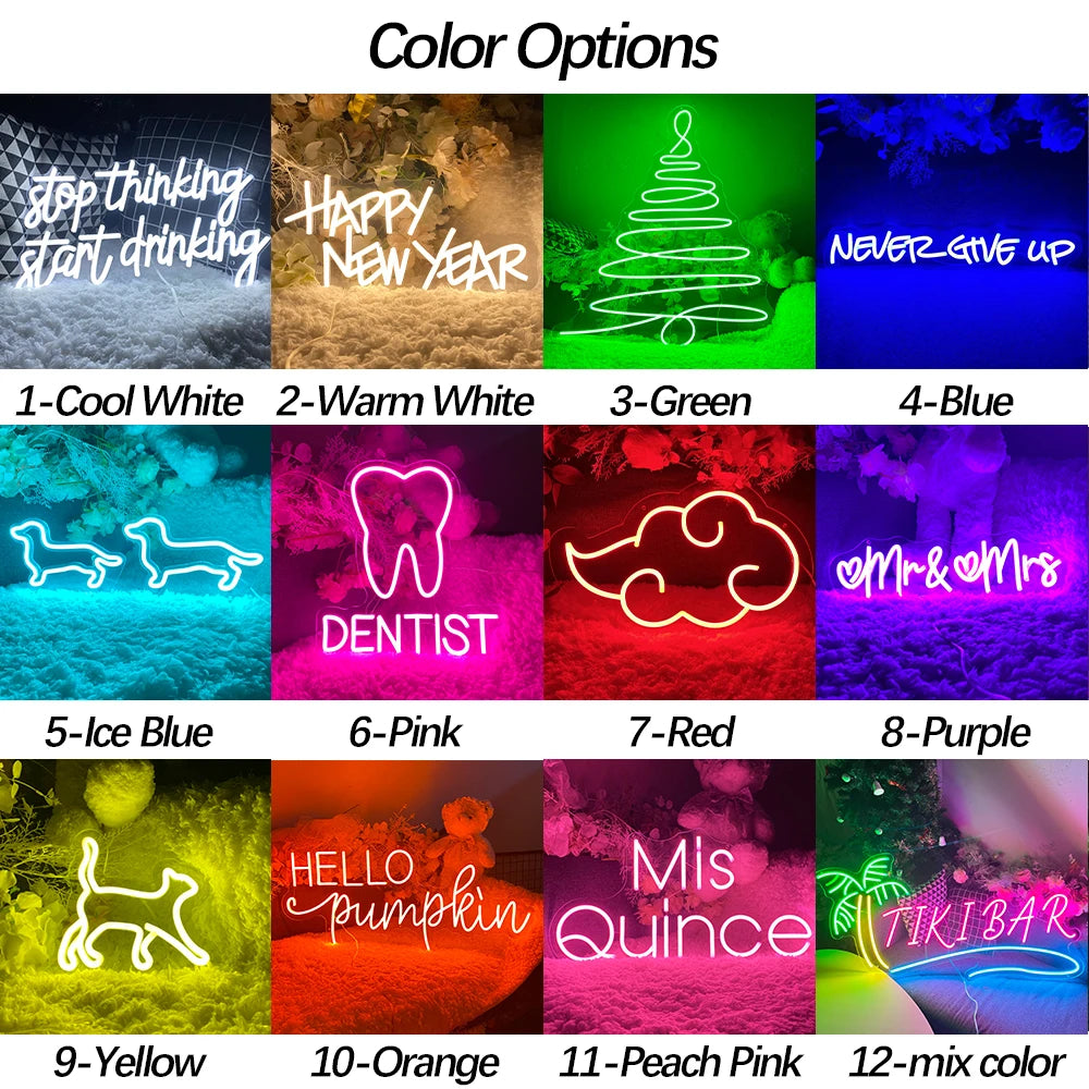 Drunk In Love Neon Sign Light For Wedding Decoration Custom LED Neon Strip Light Lamps Garden Party Home Bedroom Wall Decor Gift