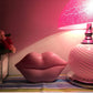 Pink Red Mouth Shape Lips Telephone Multi-Functional Cute Desk Landline Phone Home Office Decoration Set Stylish Household  DIY