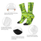 Novelty Christmas-S-Green-S-Grinching Socks Men's Women's Fashion Socks Spring Summer Autumn Winter Middle Tube Socks Gift