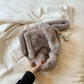 Pink Handbag Plush Bag For Women 2024 Winter Soft Fluffy Shoulder Crossbody Bag Lady Designer Luxury Faux Fur Evening Bag Tote