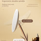 Dual-Axis Stand Office Rotating Makeup Mirror with Light