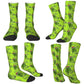 Pink Christmas-S-Green-S-Grinching Stockings Monster Trendy Socks Winter Anti Skid Socks Women Men Running High Quality Socks
