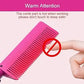 Electric Pink Hot Comb Professional Fast Heating Styling Comb Hair Straightener Portable Anti-Scald Straightening Press Comb