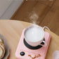 Coffee Cup Warmer Electric Mug Heater Constant Temperature 3 Gear Settings Keep Milk Tea Warm Auto-off Heating Coaster for Home