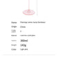 Pink Flamingo Lead-free Crystal Red Wine Glass Cup Goblet Pink Burgundy Glass Cup High-value Household Champagne Glass Cup