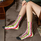 Novelty Christmas-S-Green-S-Grinching Socks Men's Women's Fashion Socks Spring Summer Autumn Winter Middle Tube Socks Gift