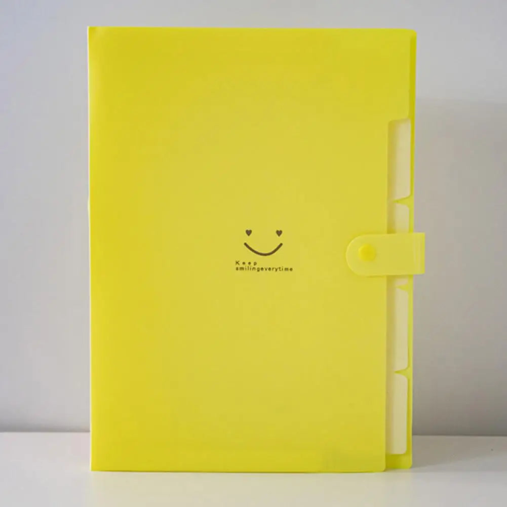 Document Organizer Multi-layered A4 File Organizer Set for Office Travel Plastic Closure Document Filing Folder for Home