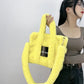 Faux Fur Ladies Tote Bag