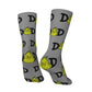 Novelty Christmas-S-Green-S-Grinching Socks Men's Women's Fashion Socks Spring Summer Autumn Winter Middle Tube Socks Gift