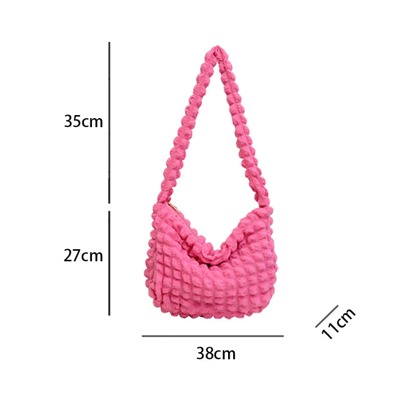 Quilted Crossbody Bag Underarm Bag Tote Bag