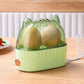DMWD 120W 220V Electric Egg Boiler Poacher Automatic Power Off Mini Breakfast Machine Egg Cookers 2 Eggs Portable Food Steamer