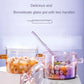 Pink Glass Pan High Borosilicate Cooking Pot Can Electric Ceramic Furnace High Appearance Level Ins Glass Pot