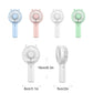 Handheld Fan Portable Mini USB Rechargeable Desk with Base Eyelash Air Conditioner Mute Cooler for Women Kids Outdoor Office
