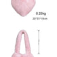 Fluffy Love Heart Shoulder Bag / Tote