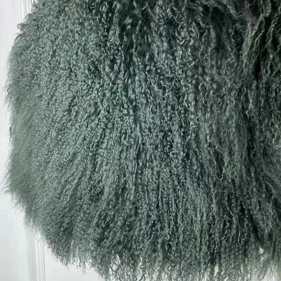 Ladies Sheep Skin Coat For Women Mongolia Sheep Fur Coats Pink Sheepskin Coat Winter Fashion Lamb Coats