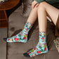 Novelty Christmas-S-Green-S-Grinching Socks Men's Women's Fashion Socks Spring Summer Autumn Winter Middle Tube Socks Gift