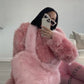 Fluffy Love Heart Shoulder Bag / Tote