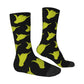 Novelty Christmas-S-Green-S-Grinching Socks Men's Women's Fashion Socks Spring Summer Autumn Winter Middle Tube Socks Gift