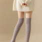 Thick Over The Knee Long Socks Breathable Warm Sweat-Absorbent Soft Fleece Knee-High Stockings