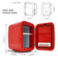pink cute 4L small fridge cans cosmetics mini refrigerator 12v 100v 240v car and home use