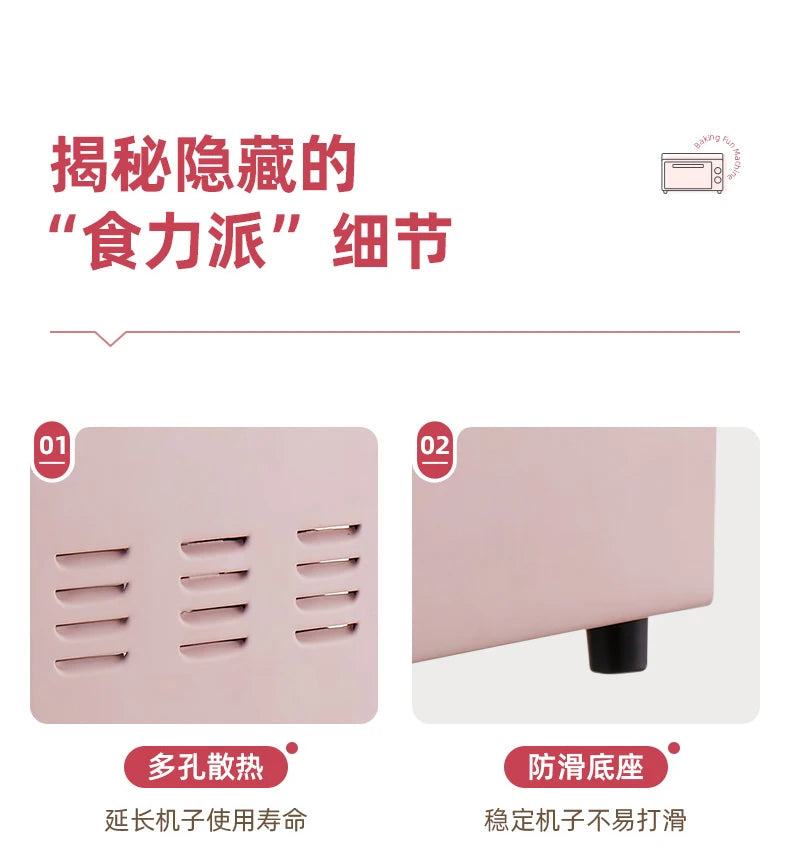 Mini Electric Oven (12L), Compact Baking Oven for Home Use, SpaceSaving Toaster, Quick Heat Oven, Countertop Baking Appliance,