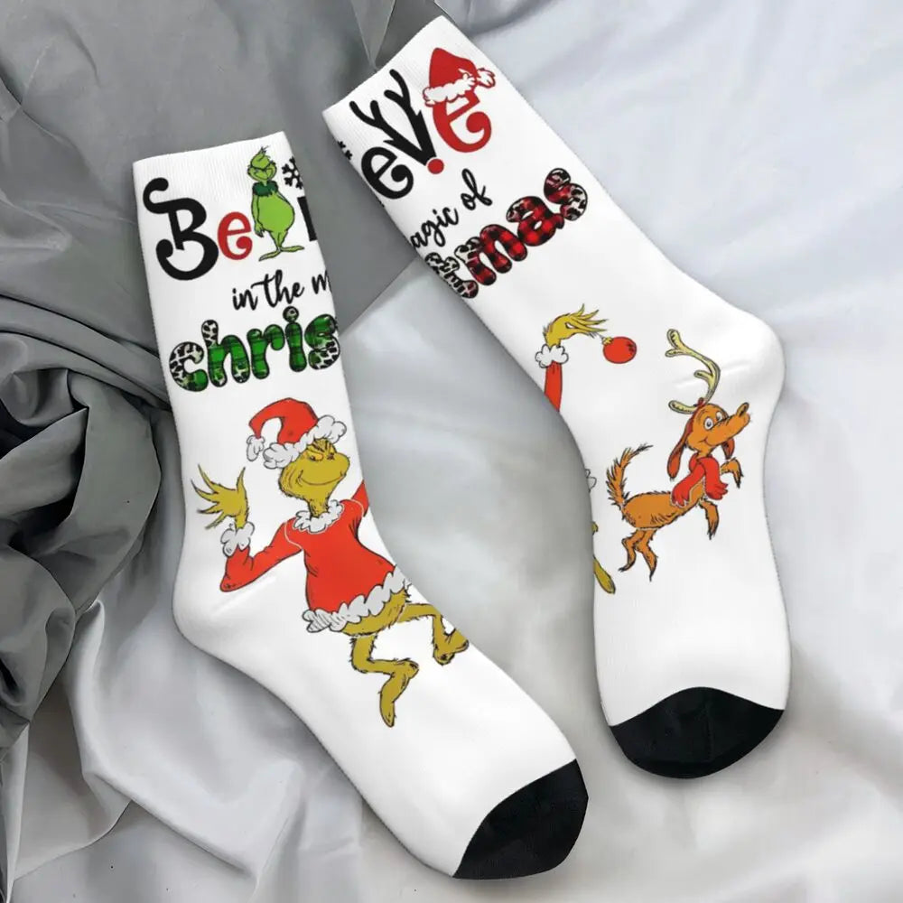 Christmas Men's Grinch Socks