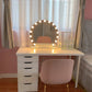 Vanity Mirror with Lights, 20" LED Hollywood Lighted Makeup Mirror with 12 Light Bulbs, Smart Touch and 3 Color Modes For Her