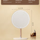 Dual-Axis Stand Office Rotating Makeup Mirror with Light