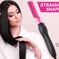 Electric Pink Hot Comb Professional Fast Heating Styling Comb Hair Straightener Portable Anti-Scald Straightening Press Comb