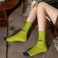 Novelty Christmas-S-Green-S-Grinching Socks Men's Women's Fashion Socks Spring Summer Autumn Winter Middle Tube Socks Gift