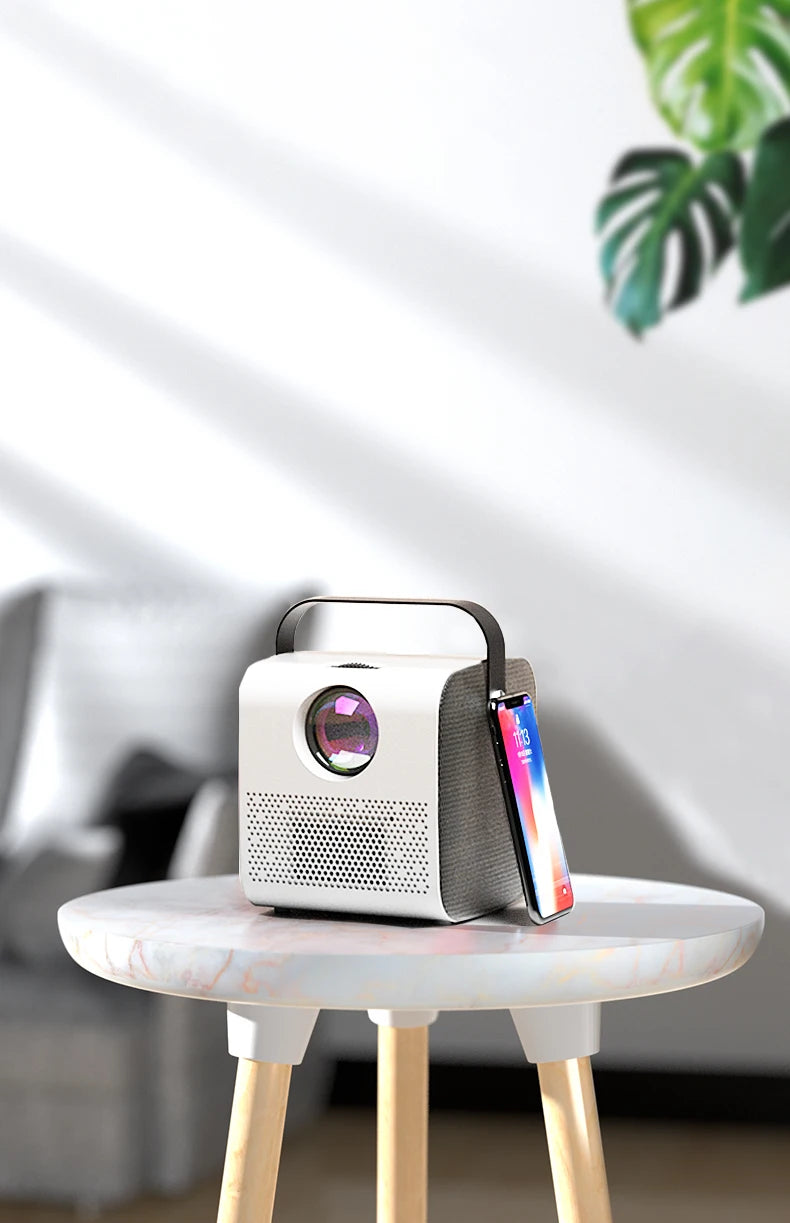 HD Portable Mini Projector - Global Cinema Home Theater and Outdoor Camping Beamer 1080P
