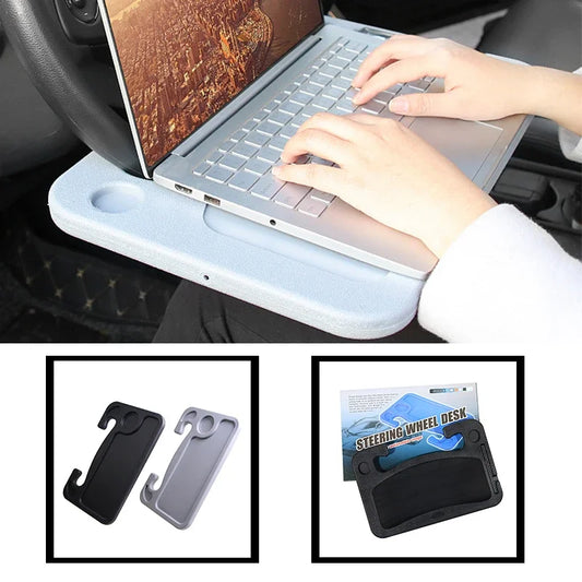 Car  Desk Mount Stand Eat Work Car Steering Wheel Dining Table BracketDrink Food Coffee PortableTray Board
