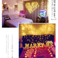 Star LED String Lights Love Heart Bow Shape Led Curtain Lights Birthday Christmas Party Wedding Decorations Fairy Lights Bedroom