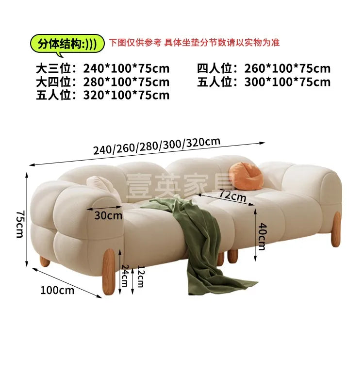 Light Luxury Vintage Living Room Sofa Bed Christmas Pink European Unusual Couch Reading Straight Canape Salon Bedroom Furniture