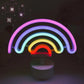 Rainbow LED Unicorn Neon Sign Night Light Home Kids Bedroom Indoor Lighting Decor Lamp Lovely LED Night Light