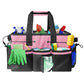 Pink Tool Bag with Pockets Cleaning Toolbag Storage Waterproof Wear-Resistant Large Capacity Oxford Cloth Tools Organizer