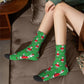 Novelty Christmas-S-Green-S-Grinching Socks Men's Women's Fashion Socks Spring Summer Autumn Winter Middle Tube Socks Gift