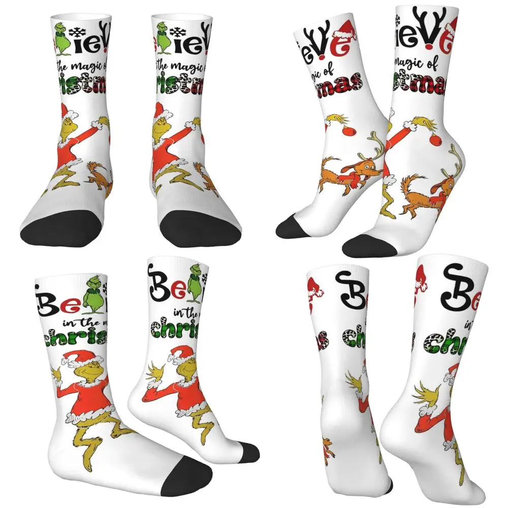 Christmas Men's Grinch Socks