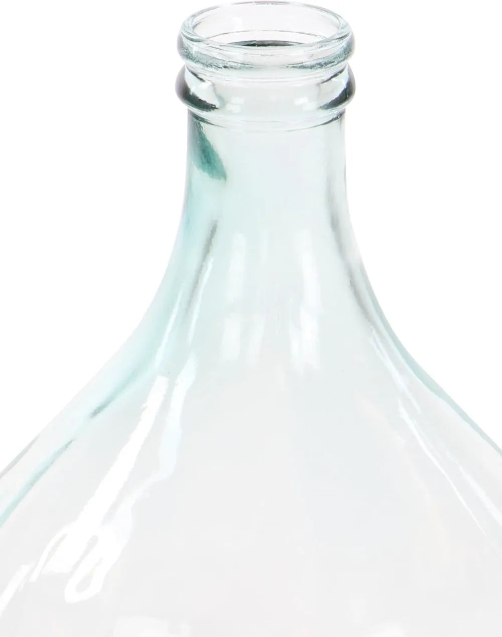 Deco 79 Recycled Glass Handmade Decorative Vase Spanish Bottle Centerpiece Vase, Flower Vase for Home 11" x 11" x 17"