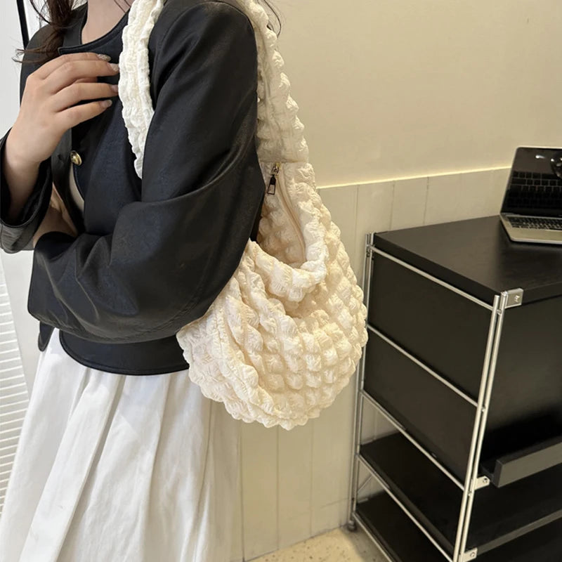 Quilted Crossbody Bag Underarm Bag Tote Bag