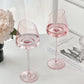 Pink Flamingo Slanted Lipstick Wine Glass Sweet Wine Glass High Value Luxury Home Goblet Wine Champagne Glass Cup Wedding Gift