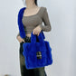 Faux Fur Ladies Tote Bag