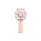 Handheld Fan Portable Mini USB Rechargeable Desk with Base Eyelash Air Conditioner Mute Cooler for Women Kids Outdoor Office