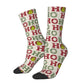 Novelty Christmas-S-Green-S-Grinching Socks Men's Women's Fashion Socks Spring Summer Autumn Winter Middle Tube Socks Gift
