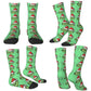 Pink Christmas-S-Green-S-Grinching Stockings Monster Trendy Socks Winter Anti Skid Socks Women Men Running High Quality Socks