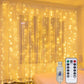 6x3M/3x3m Curtain Garland on The Window USB Power Fairy Lights Festoon with Remote New Year Garland Led Lights Christmas Decor