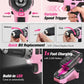 Pink Household Tool Kit with Drill, 157PCS Tool Set with 20V Cordless Lithium-ion Drill Driver, Home Tool Kit for All Purpose