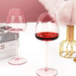Pink Flamingo Lead-free Crystal Red Wine Glass Cup Goblet Pink Burgundy Glass Cup High-value Household Champagne Glass Cup